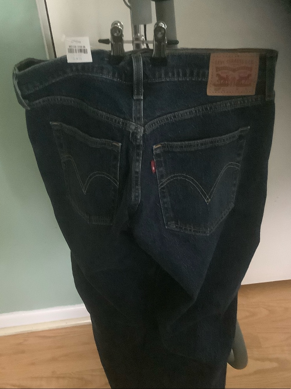 Levi's women's 501 curve Dark Indigo straight leg Jeans